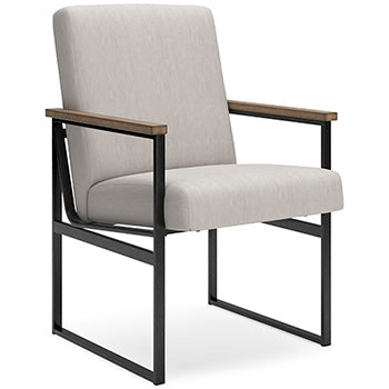 Home Office Desk Chair (1/CN) Montia Light Brown