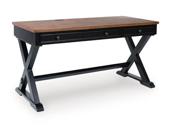 Home Office Desk Wildenauer Brown/Black