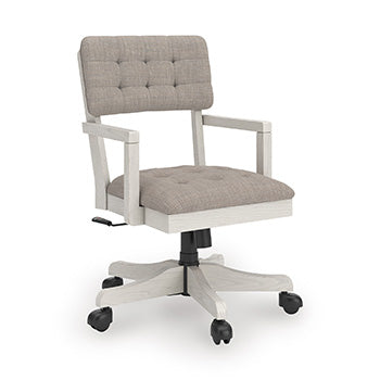 Home Office Desk Chair (1/CN) Robbinsdale Antique White