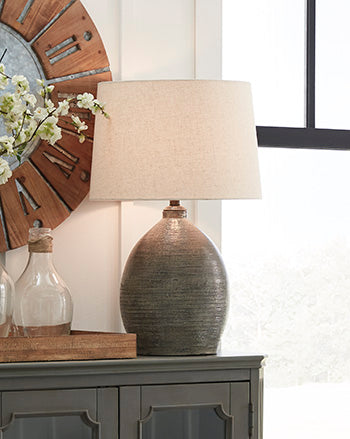 Terracotta Table Lamp (1/CN) Joyelle Gray