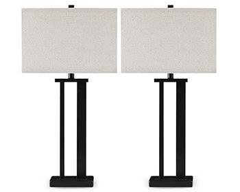Metal Table Lamp (2/CN) Aniela Bronze Finish