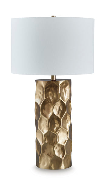 Metal Table Lamp (1/CN) Marshawn Gold Finish