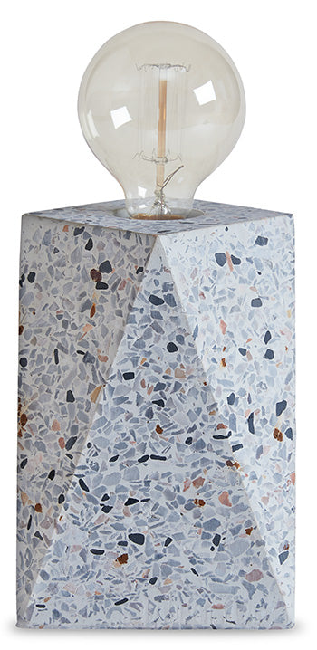 Concrete Table Lamp (1/CN) Maywick White