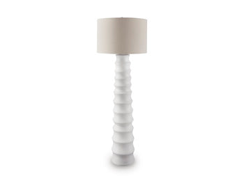 Poly Floor Lamp (1/CN) Veraleigh White