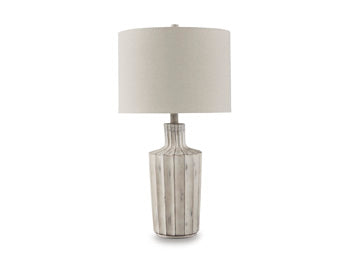 Poly Table Lamp (1/CN) Imre Distressed Brown