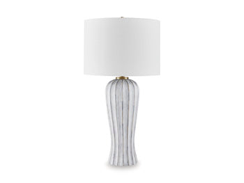 Poly Table Lamp (1/CN) Lanwell Antique Gray