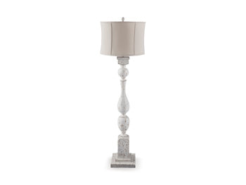 Poly Floor Lamp (1/CN) Madsbrook Antique White
