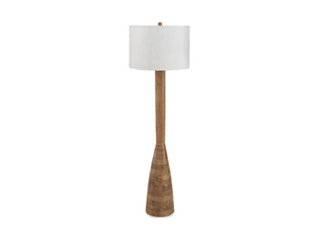 Wood Floor Lamp (1/CN) Ailsa Natural Brown