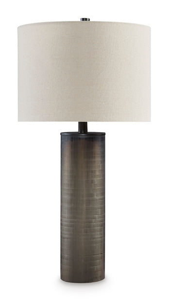 Glass Table Lamp (1/CN) Dingerly Brown