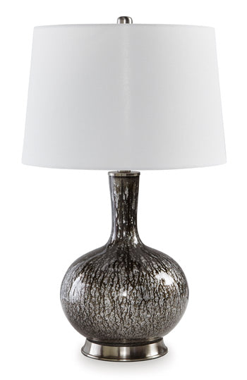 Glass Table Lamp (1/CN) Tenslow Antique Black