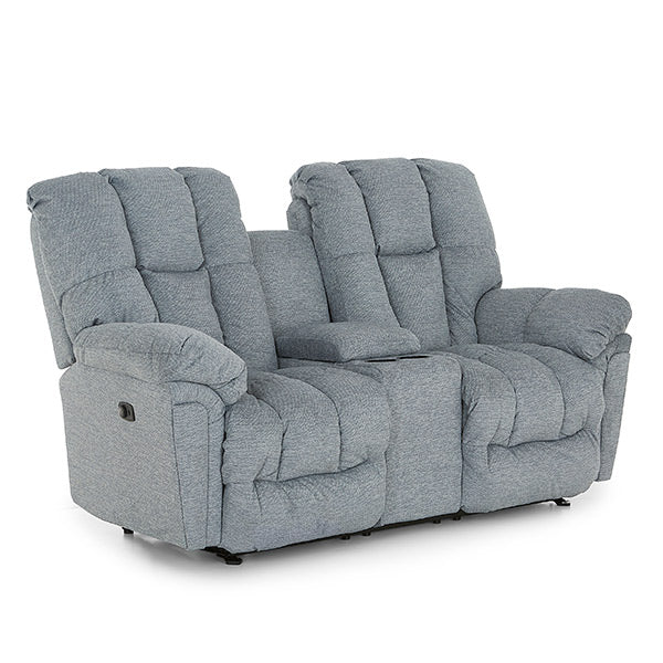 Lucas Rocker Reclining Console Loveseat