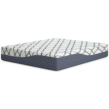 California King Mattress 14 Inch Chime Elite 2.0 White/Blue