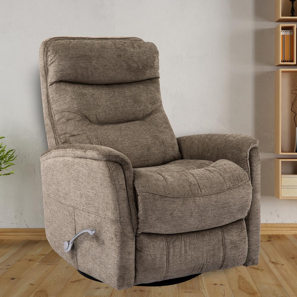 Gemini Recliner Swivel Glider Fabric