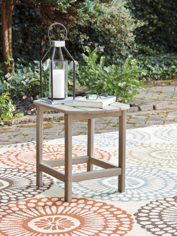 Rectangular End Table Sundown Treasure Driftwood