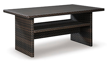 RECT Multi-Use Table Easy Isle Dark Brown/Beige