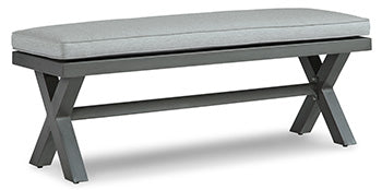 Bench with Cushion Elite Park Gray