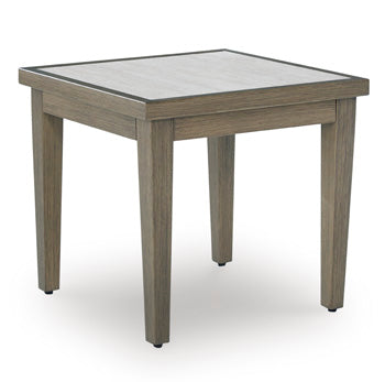 Square End Table Rainier Ranch Brown/Beige