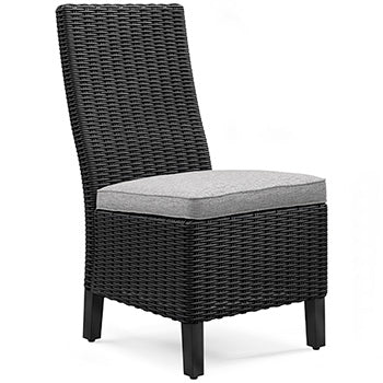 Side Chair with Cushion (2/CN) Beachcroft Black/Light Gray