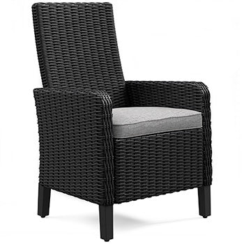 Arm Chair With Cushion (2/CN) Beachcroft Black/Light Gray