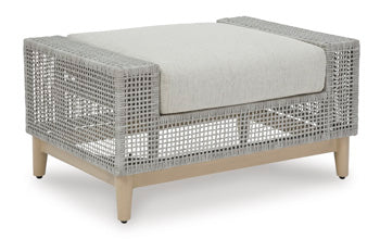 Ottoman with Cushion Seton Creek Gray