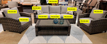 Back Cushion Oasis Court Gray