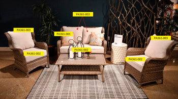 Pillow Clear Ridge Light Brown