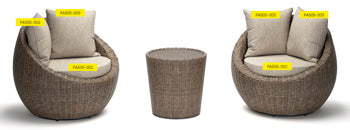 Seat Cushion Danson Wheat