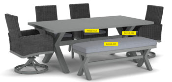Bench Cushion Elite Park Gray