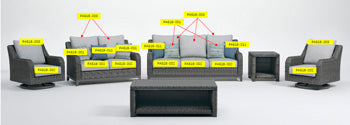 Back Cushion Elite Park Gray
