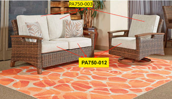 Seat Cushion Paradise Trail Beige