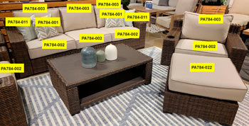 Ottoman Cushion Coastline Bay Light Brown