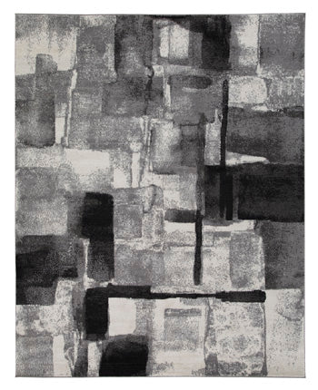 Medium Rug Brycebourne Black/Cream/Gray