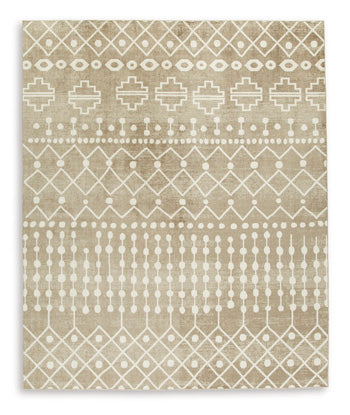 Washable Large Rug Bunchly Tan/Brown/Cream