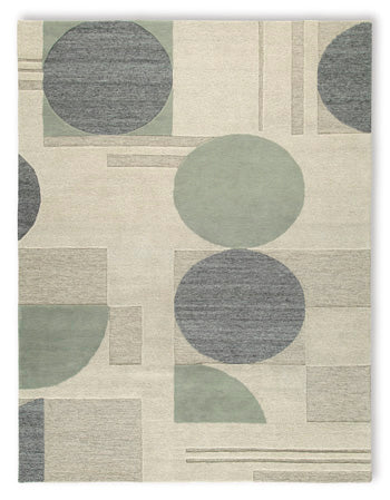Large Rug Dallane Linen/Blue/Green