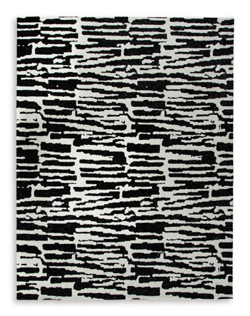 Large Rug Bramshaw Black/Ivory