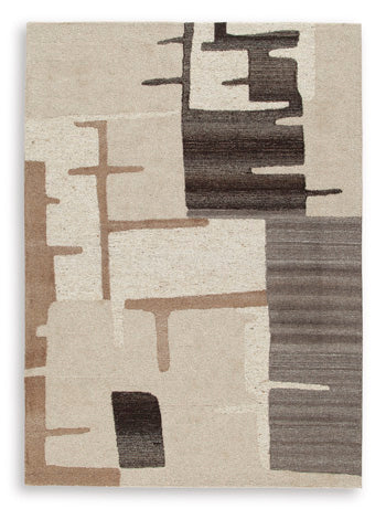 Medium Rug Kencher Beige/Brown