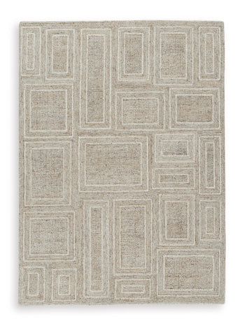 Medium Rug Brickburgh Gray/Ivory/Honey