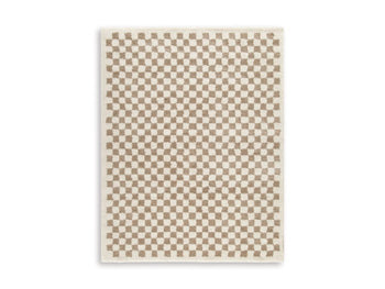 Large Rug Karamen Taupe/Ivory