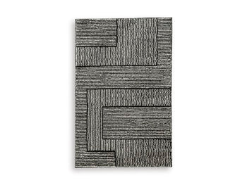 Medium Rug Kurtmen Black/Ivory