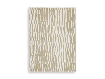 Medium Rug Corrbell Beige/White