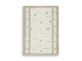 Medium Rug Dot Cream/Brown/Taupe