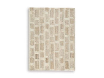 Medium Rug Lisgrove Tan/Brown/White