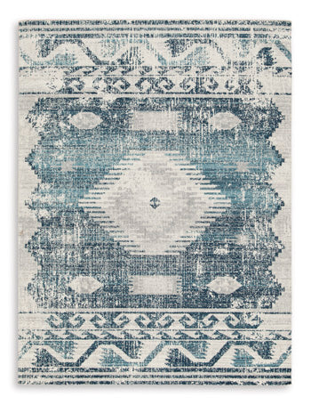 Large Rug Daddridge Blue/Gray/Ivory