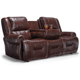 Genet Leather Reclining Sofa