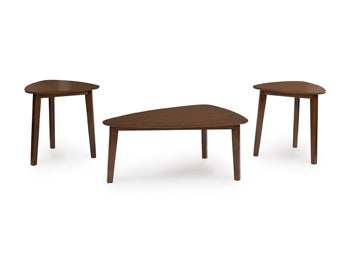 Occasional Table Set (3/CN) Lyncott Brown