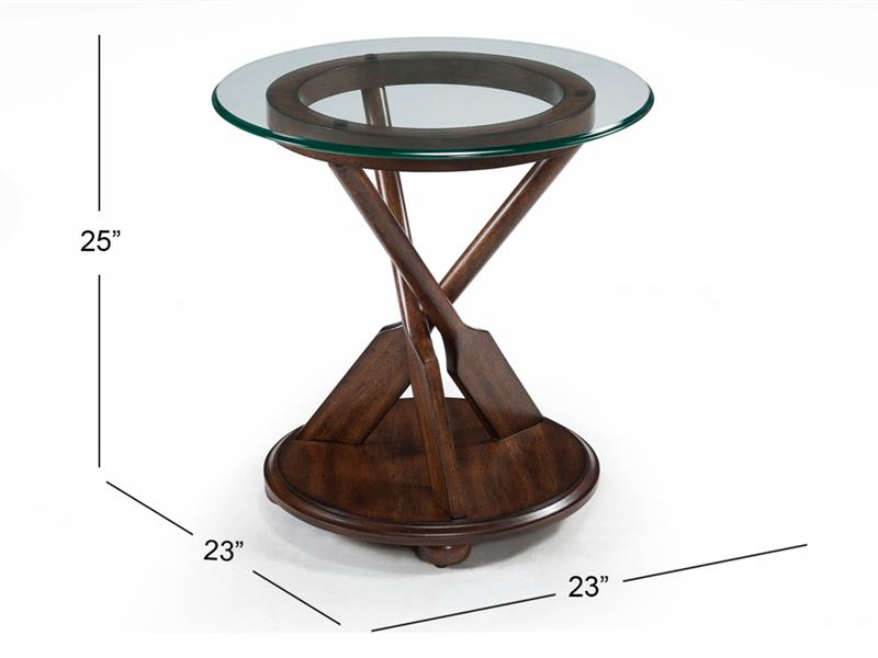 Beaufort Round End Tble