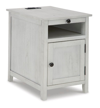 Chair Side End Table Treytown Antique White