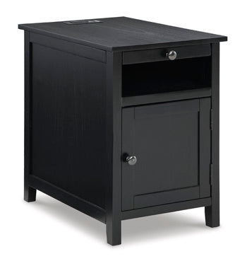 Chair Side End Table Treytown Black