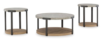 Occasional Table Set (3/CN) Darthurst Light Brown
