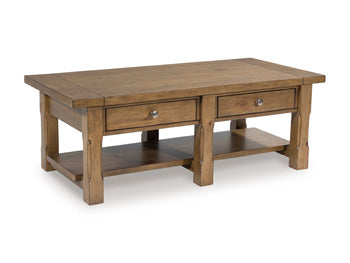 Rectangular Cocktail Table Vandenmore Medium Brown